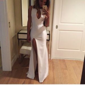 NWT WHITE PROM DRESS